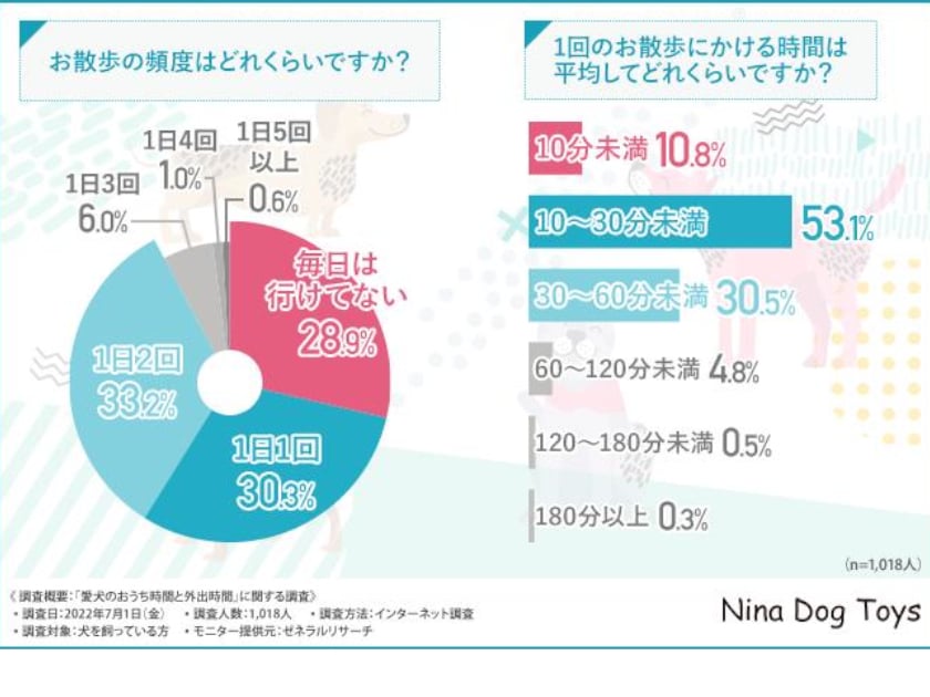 どのぐらいの頻度で散歩をしていますか？