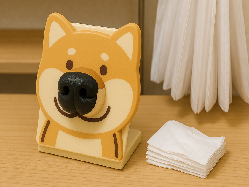 あったらいいな!ワンちゃんの鼻型指濡らし