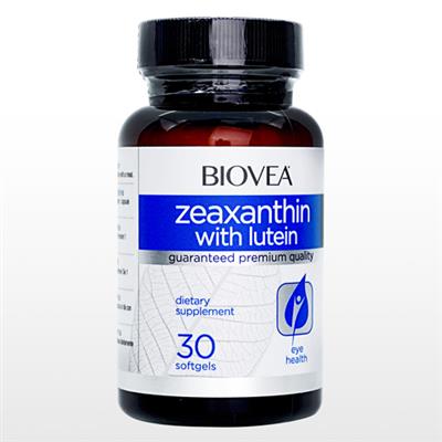 ゼアキサンチンウィズルテイン30錠(Biovea)