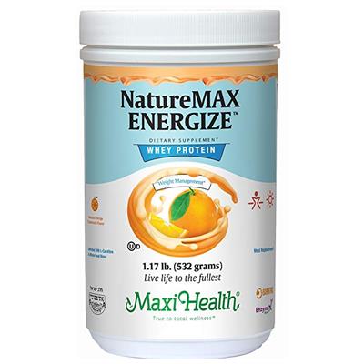 NatureMAX オレンジ ホエイプロテイン(Maxi Health)