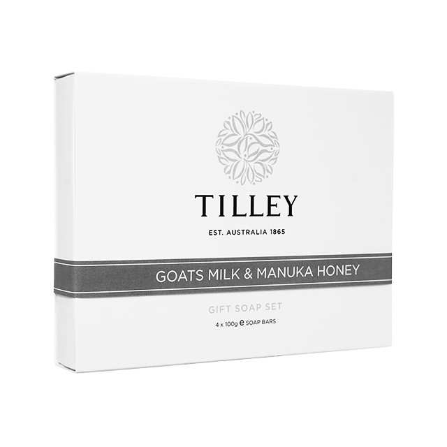 (Tilley)ゴートミルクとマヌカハニーソープ100g4個