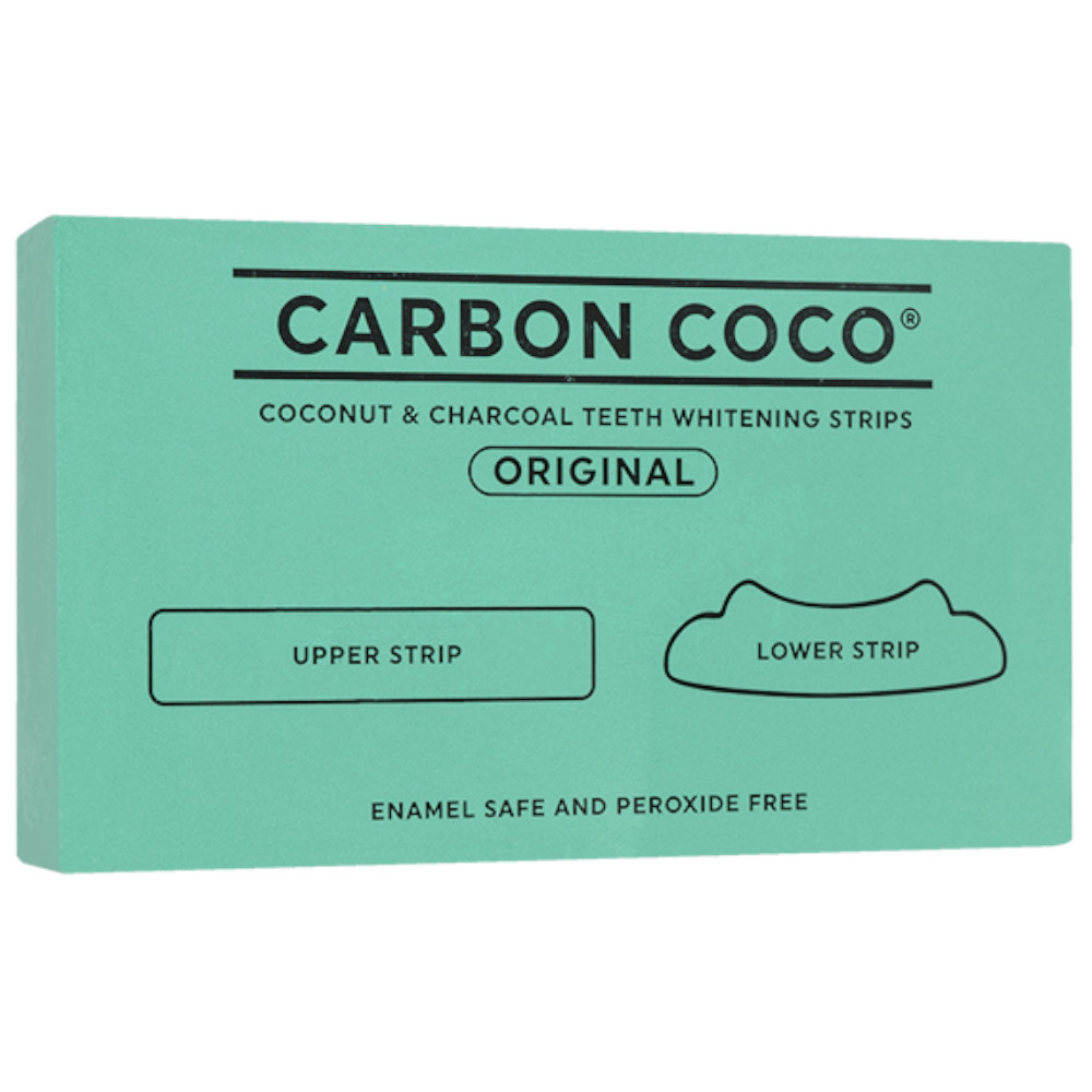 (CarbonCoco)ココナッツ&チャコールティースホワイトニングストリップ14枚