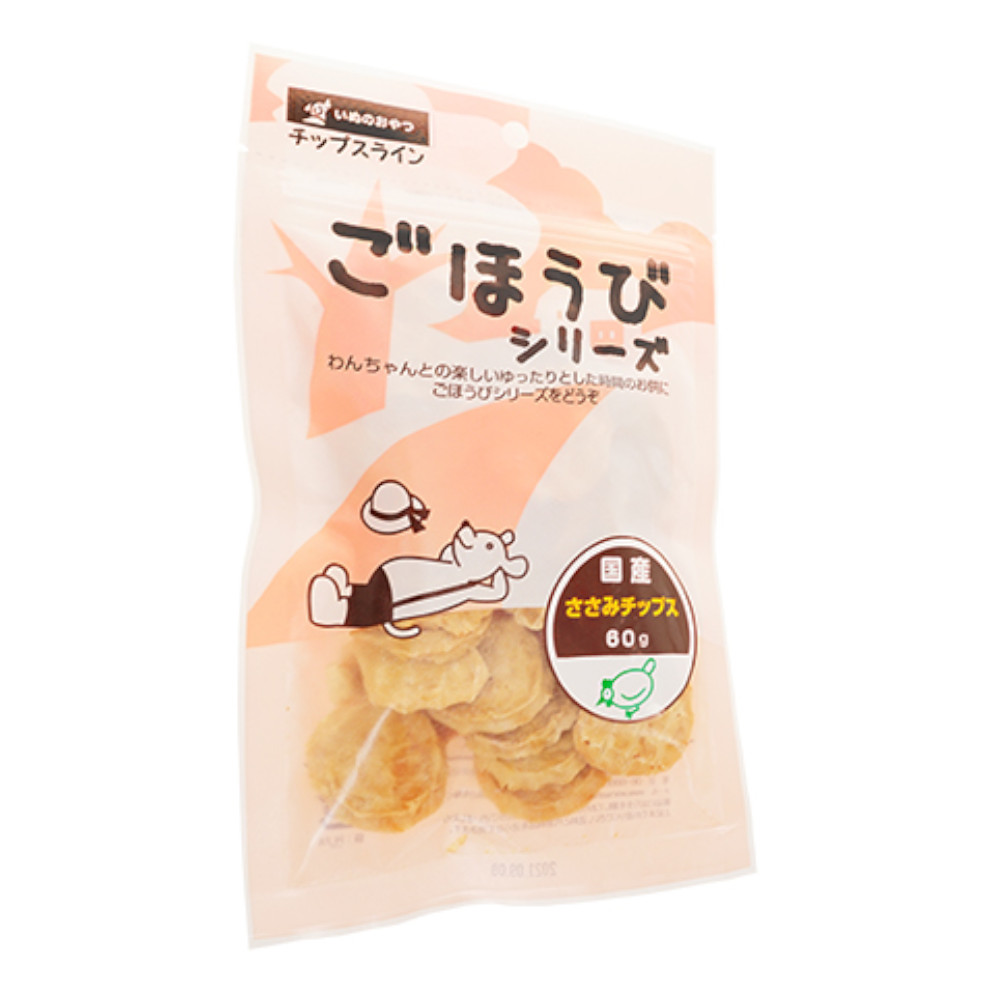 ストア販売 [わんわん] じゃぱん ささみチップス 60g ／1ケース（40点