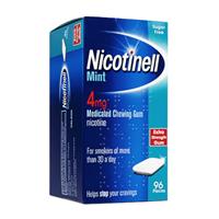 ニコチネル薬用チューイングガム4mg(ミント)