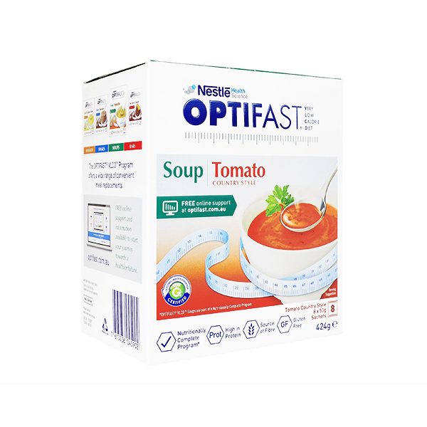 オプティファーストVLCD・トマトカントリースタイルスープ53g(Nestle)