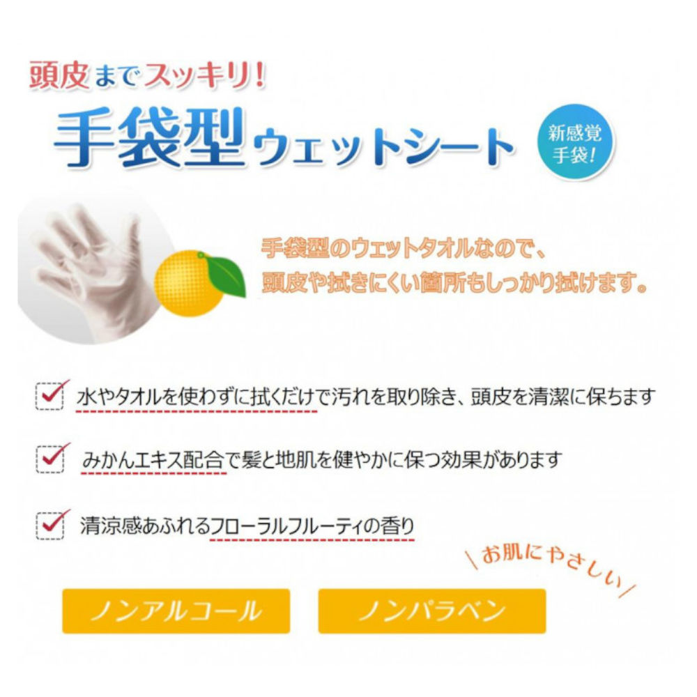 本田洋行 ドライシャンプー 手袋シャンプー
