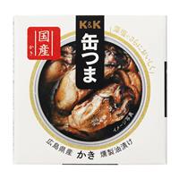 K&K 缶つま 広島県産 かき燻製油漬け 60g x6個