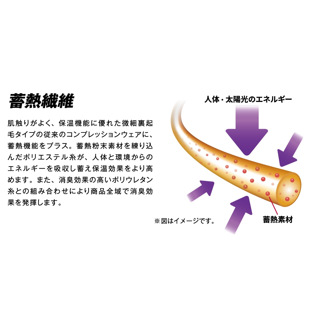 ボディタフネス　パワーストレッチ サーモエボ ハイネックシャツ