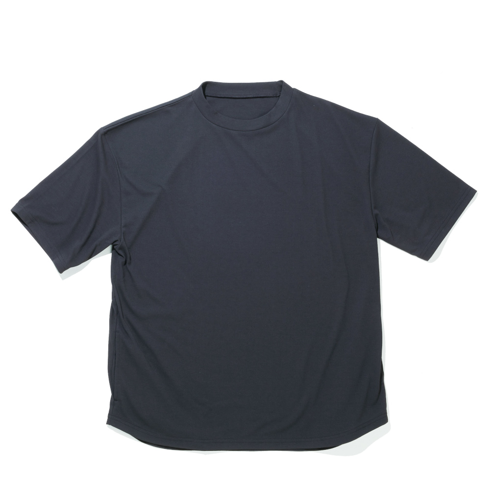 フーバー　汗染み軽減オーバーサイズ　5分袖クールTシャツ