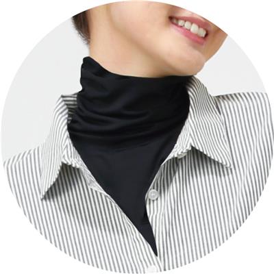 フィットスタイル UVネックカバー 付け襟タイプ