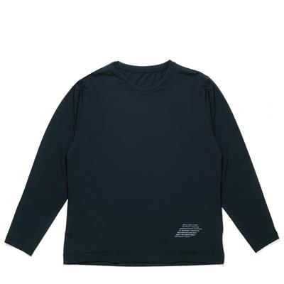 ホディタフネス　ゆったりストレッチ 冷感ロングスリーブ クルーネックシャツ