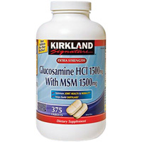 カークランド シクネチャー Extra Strength Glucosamine with MSM Joint 375錠