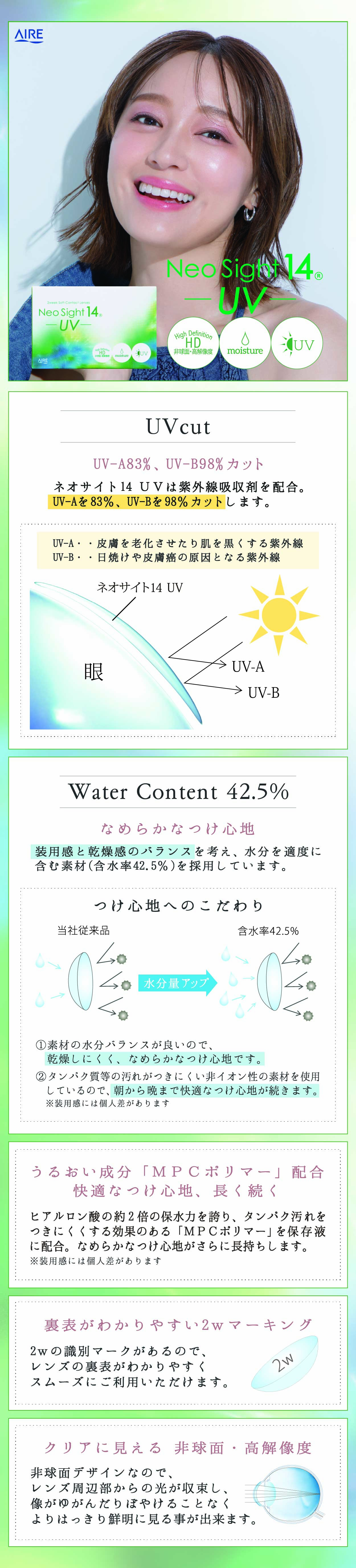 アイレ ネオサイト14 UV