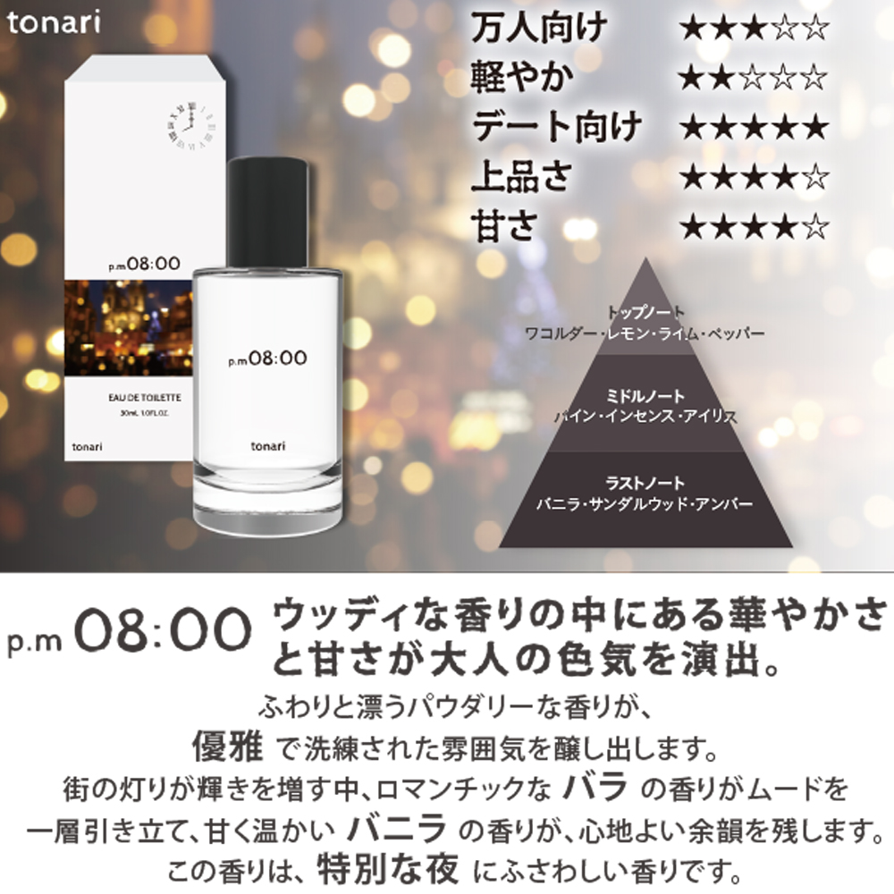 tonari オードトワレ30ml 4本セット