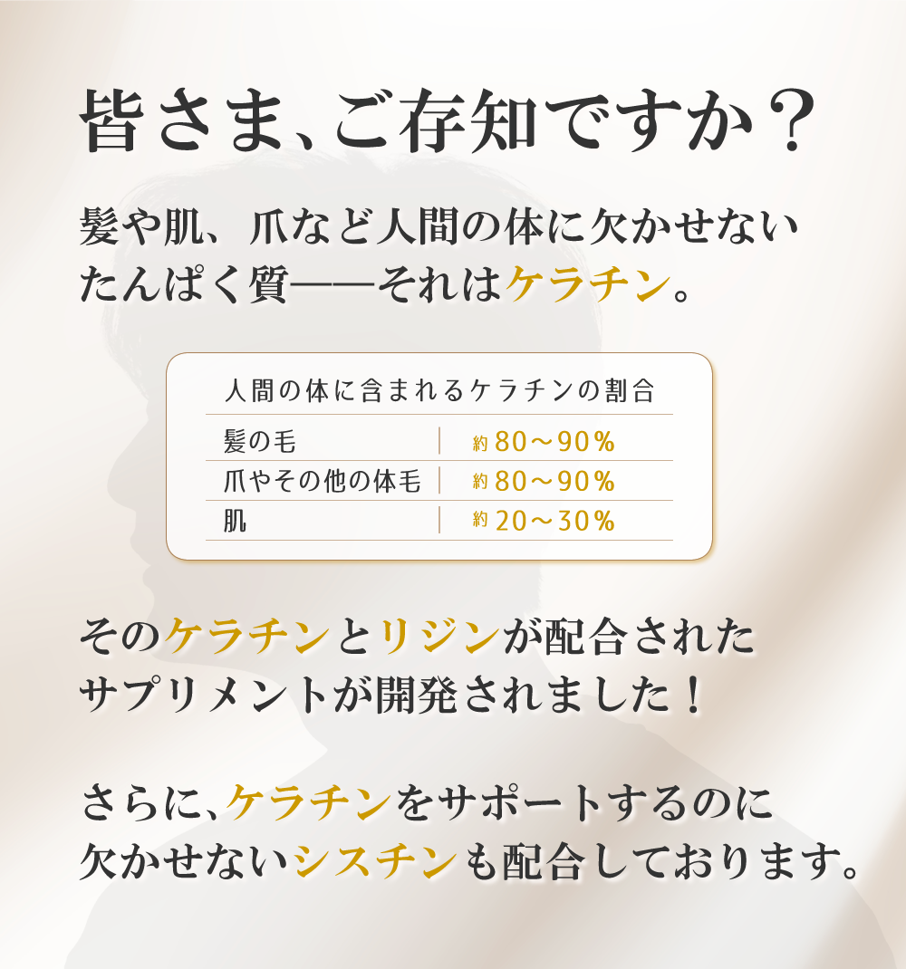 L-リジンゴールド＋ケラチン