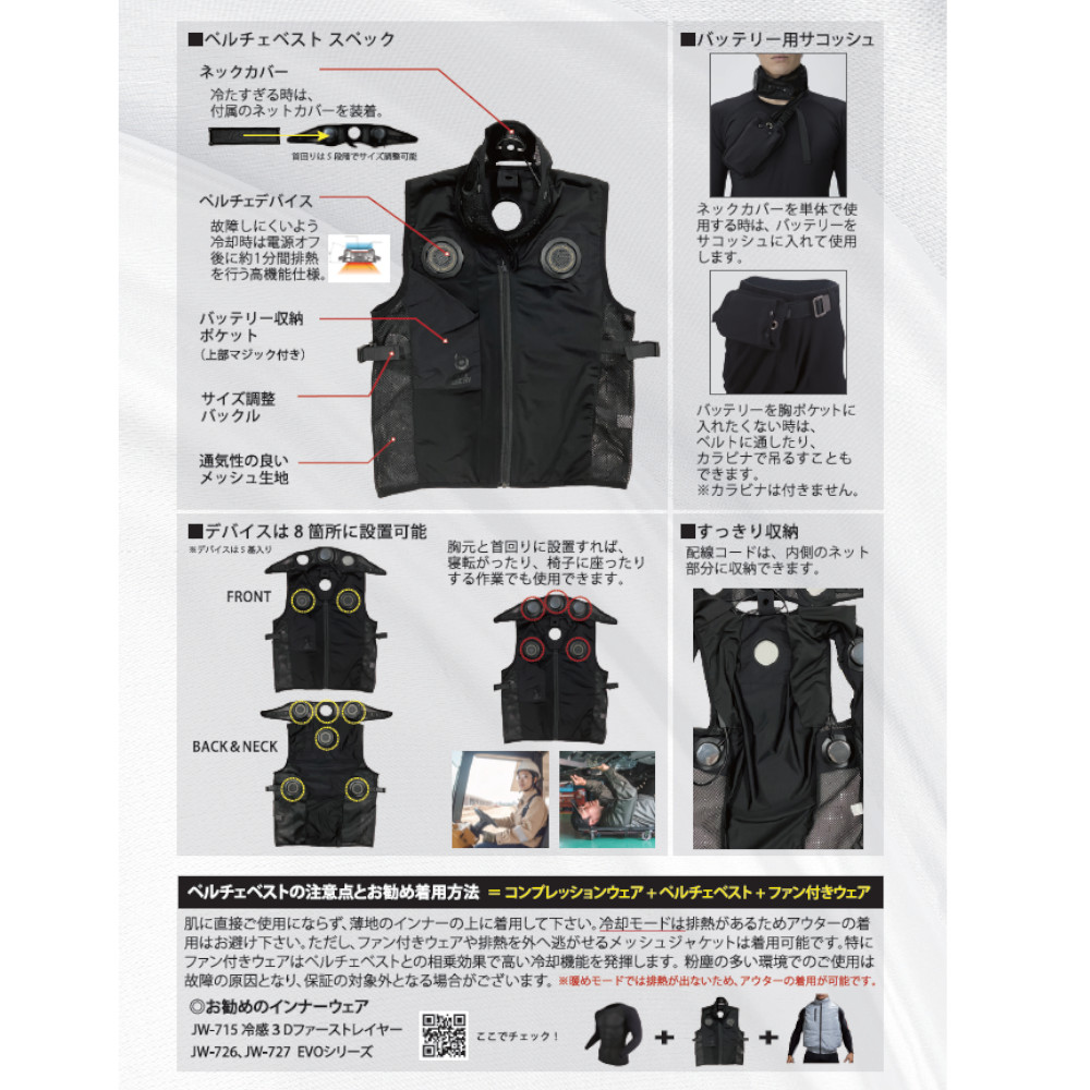 BTアビリティ マルチペルチェ冷暖ベスト