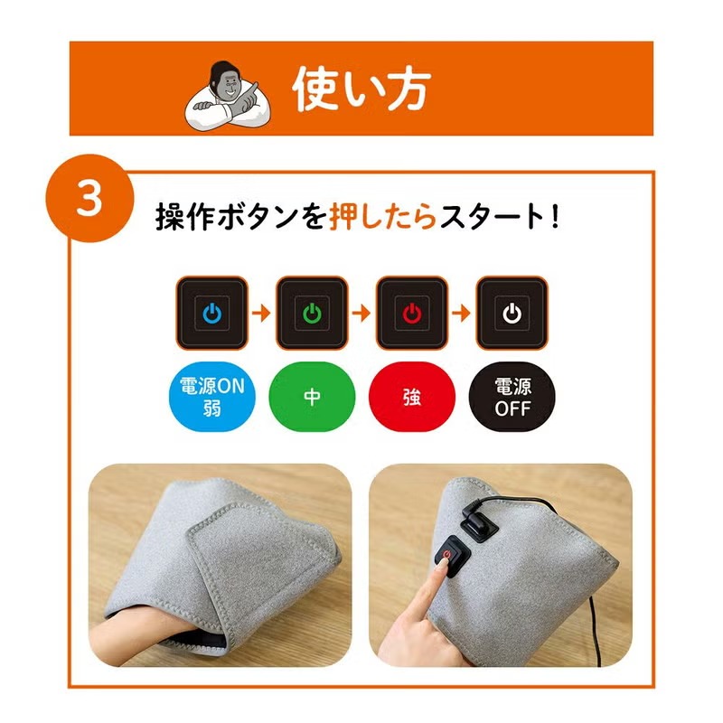 ゴリラの握手